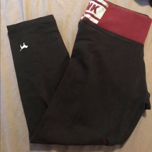 PINK cropped leggings